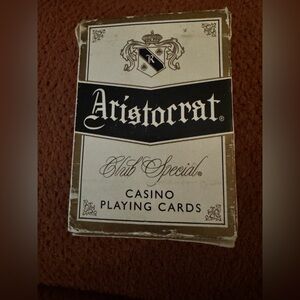 Club Special Casino Playing Cards - Red and White year made 1999